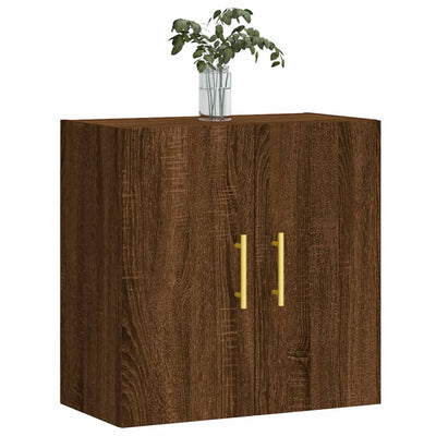 TV-seinäkaappi ruskea tammi 60x31x60 cm tekninen puu