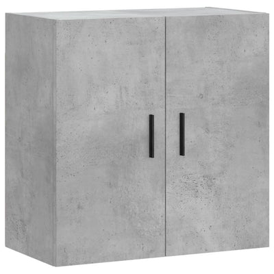 Seinäkaappi betoninharmaa 60x31x60 cm tekninen puu