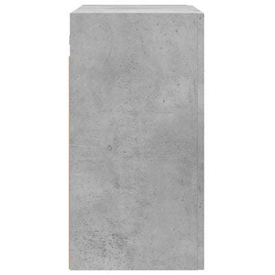 Seinäkaappi betoninharmaa 60x31x60 cm tekninen puu