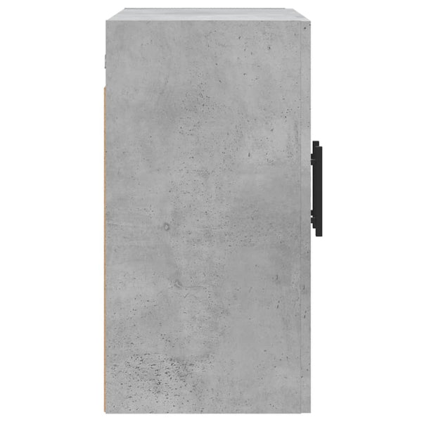 Seinäkaappi betoninharmaa 60x31x60 cm tekninen puu