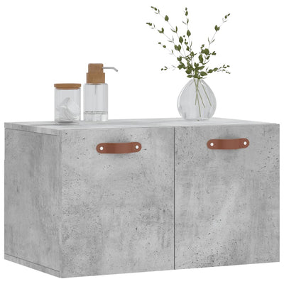 Seinäkaappi betoninharmaa 60x36,5x35 cm tekninen puu