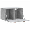 Seinäkaappi betoninharmaa 60x36,5x35 cm tekninen puu