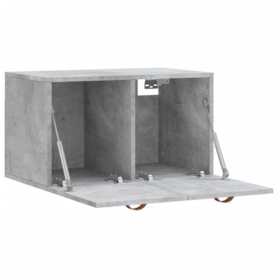 Seinäkaappi betoninharmaa 60x36,5x35 cm tekninen puu