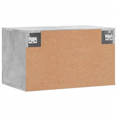Seinäkaappi betoninharmaa 60x36,5x35 cm tekninen puu