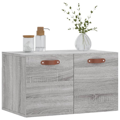 Seinäkaappi harmaa Sonoma 60x36,5x35 cm tekninen puu