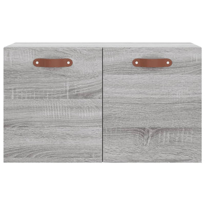 Seinäkaappi harmaa Sonoma 60x36,5x35 cm tekninen puu