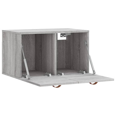Seinäkaappi harmaa Sonoma 60x36,5x35 cm tekninen puu