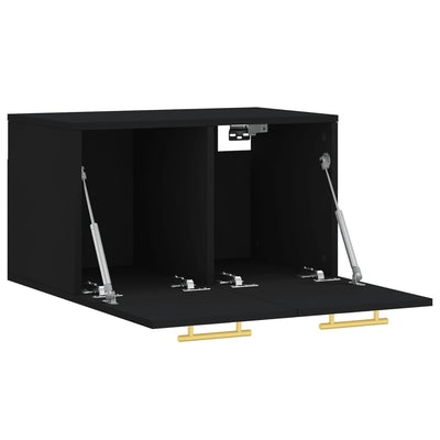 Musta seinäkaappi Cezareea 60x36,5x35cm (puinen)