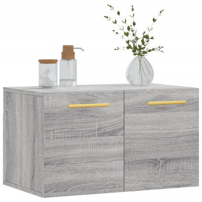 Seinäkaappi harmaa Sonoma 60x36,5x35 cm tekninen puu