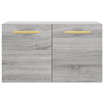 Seinäkaappi harmaa Sonoma 60x36,5x35 cm tekninen puu