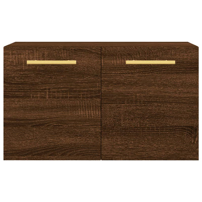 Seinäkaappi ruskea tammi 60x36,5x35 cm tekninen puu
