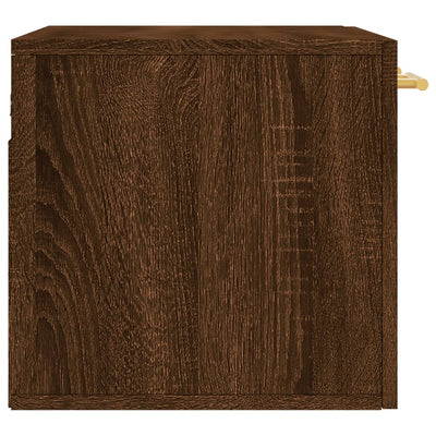 Seinäkaappi ruskea tammi 60x36,5x35 cm tekninen puu