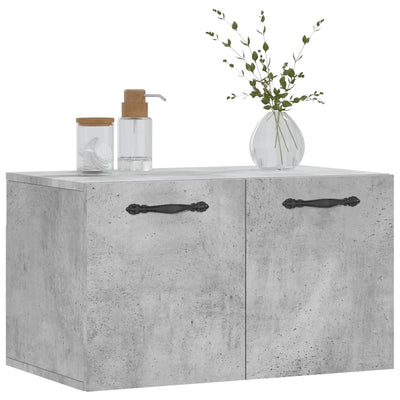 Seinäkaappi betoninharmaa 60x36,5x35 cm tekninen puu