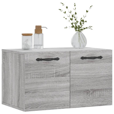 Seinäkaappi harmaa Sonoma 60x36,5x35 cm tekninen puu