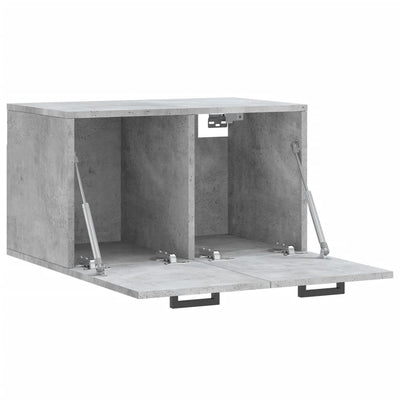 Seinäkaappi betoninharmaa 60x36,5x35 cm tekninen puu