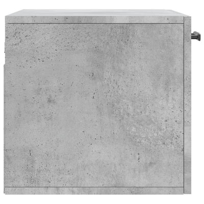 Seinäkaappi betoninharmaa 60x36,5x35 cm tekninen puu