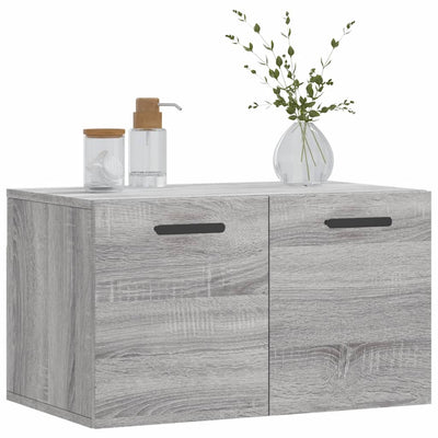 Seinäkaappi harmaa Sonoma 60x36,5x35 cm tekninen puu