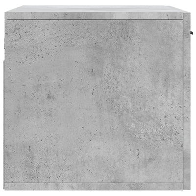 Seinäkaappi betoninharmaa 60x36,5x35 cm tekninen puu