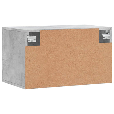 Seinäkaappi betoninharmaa 60x36,5x35 cm tekninen puu