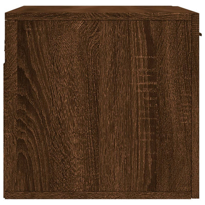 Seinäkaappi ruskea tammi 60x36,5x35 cm tekninen puu