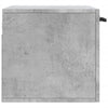 Seinäkaappi betoninharmaa 60x36,5x35 cm tekninen puu