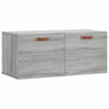 Seinäkaappi harmaa Sonoma 80x36,5x35 cm tekninen puu