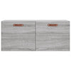 Seinäkaappi harmaa Sonoma 80x36,5x35 cm tekninen puu