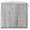 Seinäkaappi harmaa Sonoma 80x36,5x35 cm tekninen puu