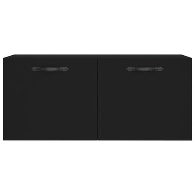 Musta seinäkaappi Sintioana 80x36,5x35cm (puinen)