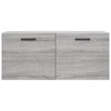 Seinäkaappi harmaa Sonoma 80x36,5x35 cm tekninen puu
