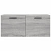 Seinäkaappi harmaa Sonoma 80x36,5x35 cm tekninen puu