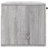 Seinäkaappi harmaa Sonoma 80x36,5x35 cm tekninen puu