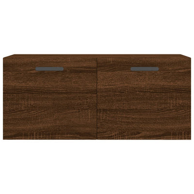 Ruskea tammi seinäkaappi Zeina 80x36,5x35cm (puinen)