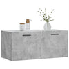 Seinäkaappi betoninharmaa 80x36,5x35 cm tekninen puu