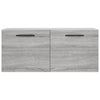 Seinäkaappi harmaa Sonoma 80x36,5x35 cm tekninen puu