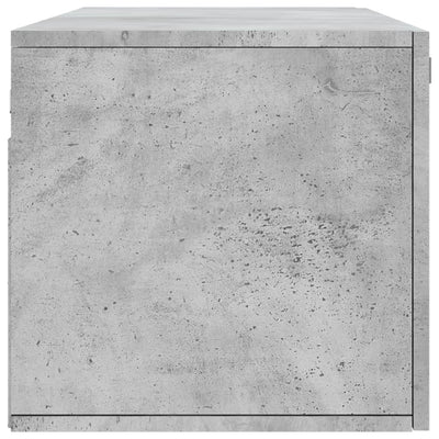 Seinäkaappi betoninharmaa 100x36,5x35 cm tekninen puu
