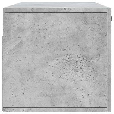 Seinäkaappi betoninharmaa 100x36,5x35 cm tekninen puu