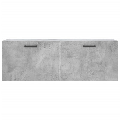 Seinäkaappi betoninharmaa 100x36,5x35 cm tekninen puu