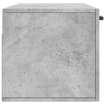 Seinäkaappi betoninharmaa 100x36,5x35 cm tekninen puu