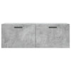Seinäkaappi betoninharmaa 100x36,5x35 cm tekninen puu