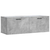 Seinäkaappi betoninharmaa 100x36,5x35 cm tekninen puu