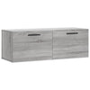Seinäkaappi harmaa Sonoma 100x36,5x35 cm tekninen puu
