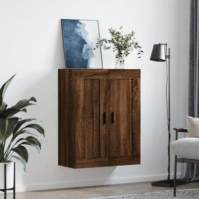 Seinäkiinnitettävä kaappi rusk tammi 69,5x34x90 cm tekninen puu