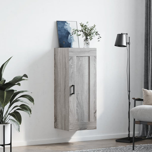 Seinäkiinnitettävä kaappi harm Sonoma 34,5x34x90cm tekninen puu