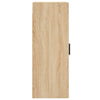 Seinäkiinnitettävä kaappi Sonoma 34,5x34x90 cm tekninen puu