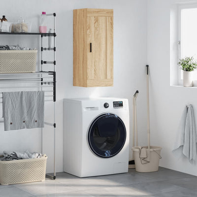 Seinäkiinnitettävä kaappi Sonoma 34,5x34x90 cm tekninen puu