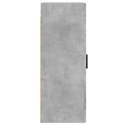 Seinäkiinnitettävä kaappi betoninharm 34,5x34x90cm tekninen puu