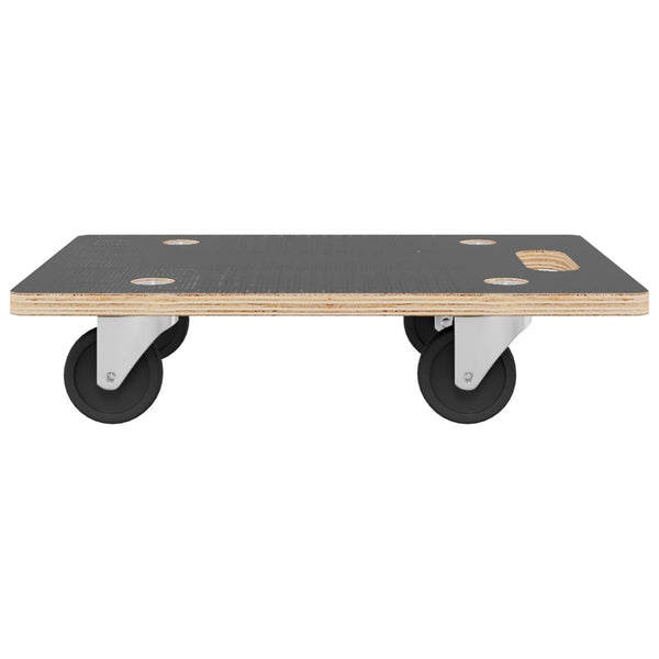 Kuljetusalustat 2 kpl suorakaide 80x55x11,5 cm 250 kg
