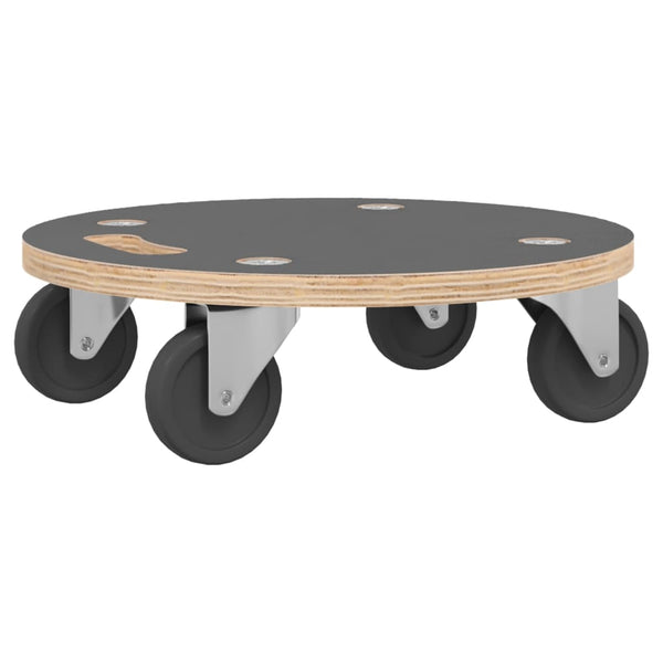 Kuljetusalustat 2 kpl pyöreä Ø38x11,5 cm 250 kg