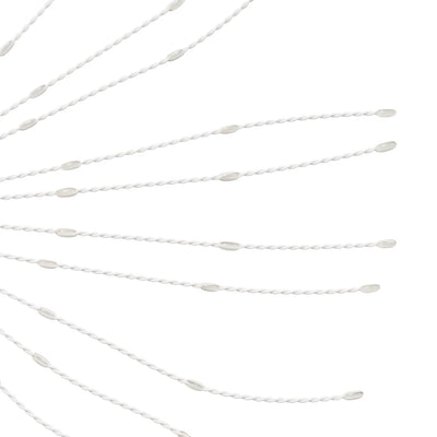 Lämmin valkoinen starburst jouluvalot Porfira 17cm (140 led-valoa 2 kpl)